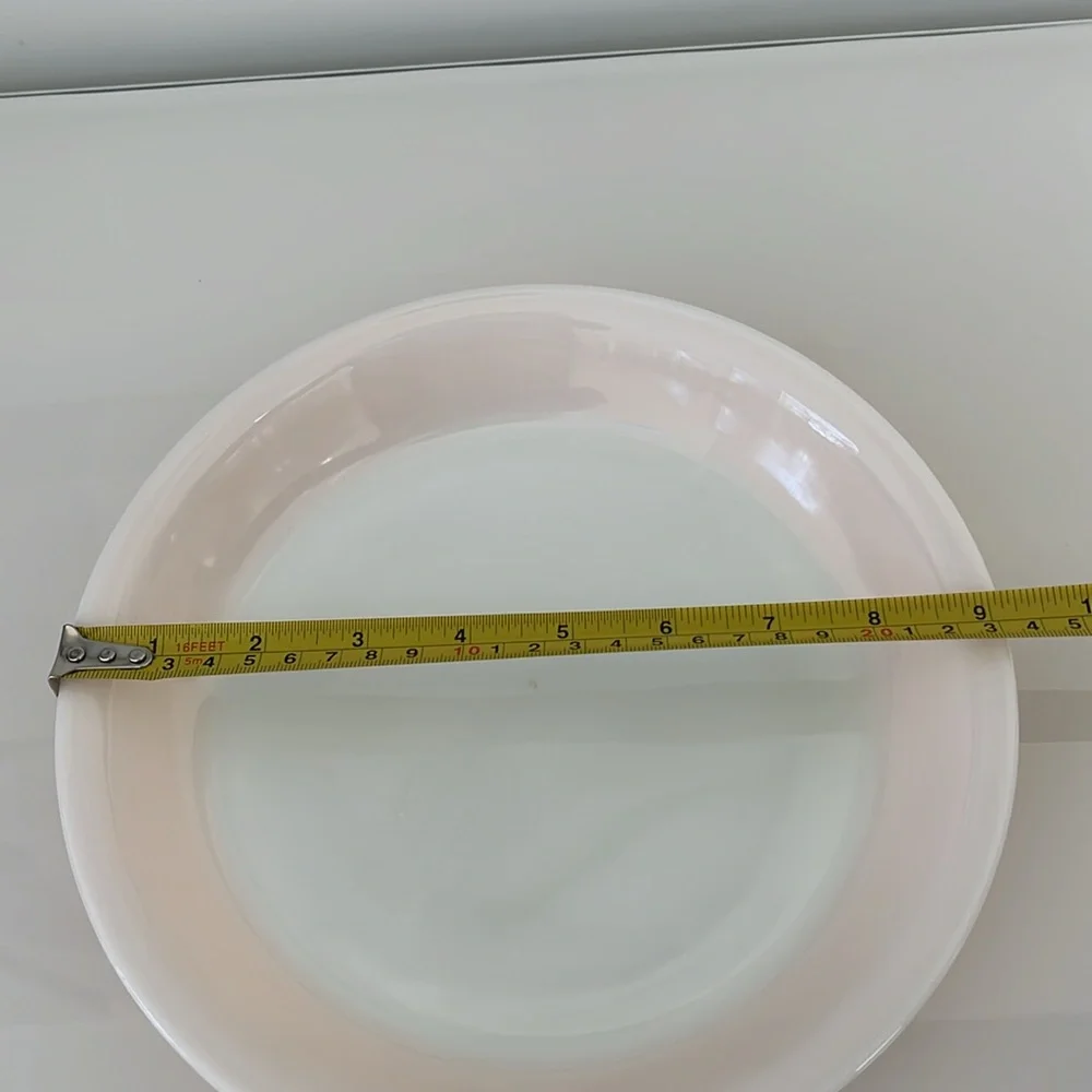 Fire King Peach Luster Baking Dish Pie Pan Vintage